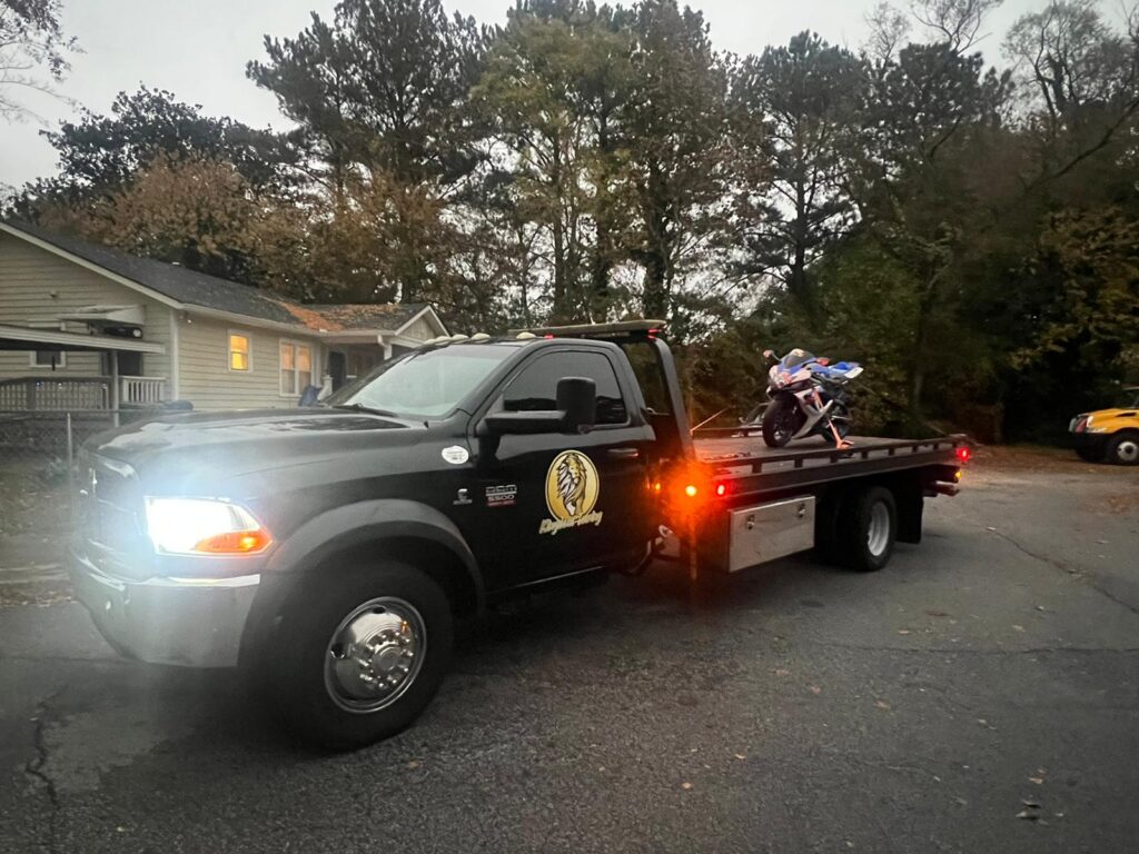 Motorcycle towing near me rescue